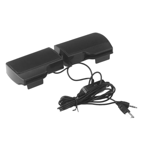 VALICLUD USB Computer Speaker Clip-on for Laptop Desktop, Wired Music Voice Box with 3. Power Supply, Compact Home Office Monitor Soundbar