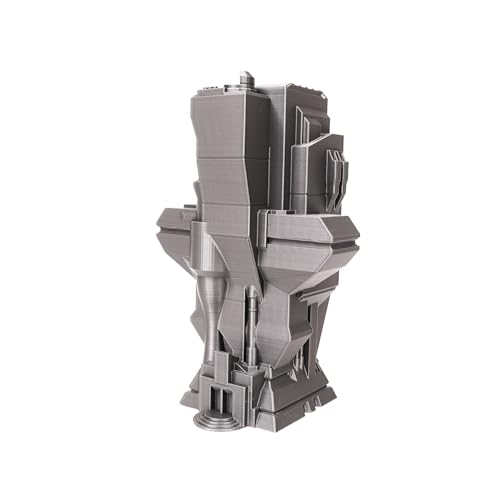 6mm Sci-Fi Cityscape Bundle 4 - Tabletop Terrain for Miniatures Games Such as Epic Battletech Adeptus Titanicus (Bundle 4) - size: Bundle 4 without Hexes