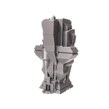 6mm Sci-Fi Cityscape Bundle 4 - Tabletop Terrain for Miniatures Games Such as Epic Battletech Adeptus Titanicus (Bundle 4) - size: Bundle 4 without Hexes