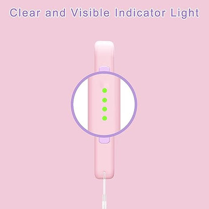 Lonxmovs 2 Pack Wrist Strap for Switch Joycon - Replacement Accessories for Joy con Straps (Pink and Purple) - color: Pink and Purple