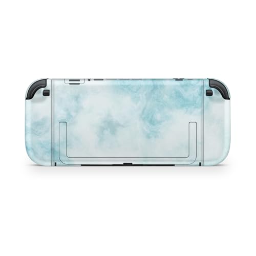 Glossy Glitter Gaming Skin Compatible with Nintendo Switch 2 Console Only - Blue Marble - Premium 3M Vinyl Protective Wrap Decal Cover - Easy to Apply | Crafted in The USA by MightySkins - color: Blue Marble, size: Switch 2 Console Skin Only, style: Gloss