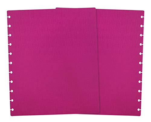 Talia Discbound Notbook - Cover and Disc Set (Set 3 (3pk), Letter Set) - Black, Blue, 90's Pink - color: Set 3 (3pk), size: Letter Set