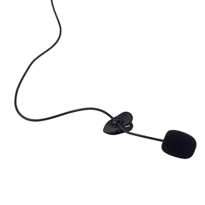 SEWACC Portable Mini Clip Microphone Plug for Smartphone Tablet Voice Capture Compatible with Computer Recording Interview Streaming Black