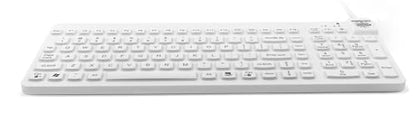 Man & Machine Really Cool Keyboard, Sealed Waterproof - White - color: White