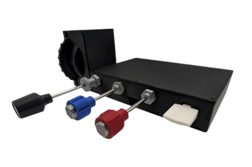 Flight Sim Stuff - Vernier Controls Throttle, Prop, Mixture, Flaps and Trim | True Vernier Controls for Mixture and Prop, Elevator Trim Wheel, Flaps Switch