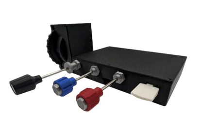 Flight Sim Stuff - Vernier Controls Throttle, Prop, Mixture, Flaps and Trim | True Vernier Controls for Mixture and Prop, Elevator Trim Wheel, Flaps Switch