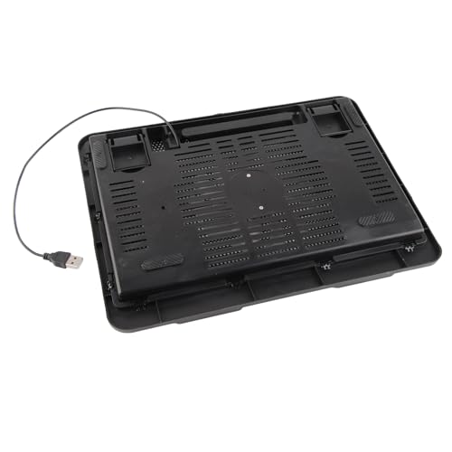 Laptop Cooler Pad Base, Gaming Laptop Cooler Fans, Notebook Gaming Fan Stand for Preventing Overheating and Potential Performance Issues(Black)