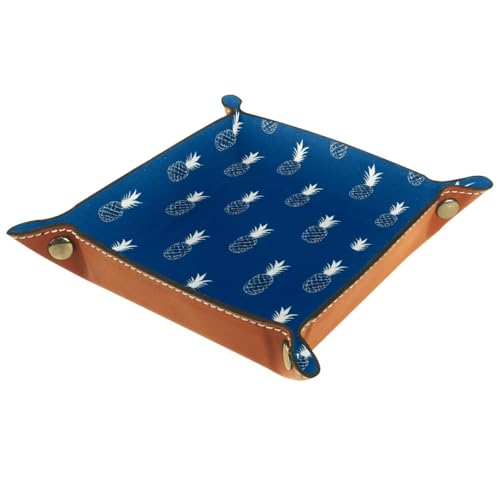 Pineapples Fruit Dice Tray Dice Rolling Tray Folding Dice Holder for Dice Games, Like RPG, DND and Other Table Games - color: Multi 15