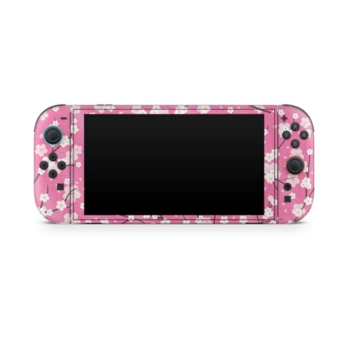 Glossy Glitter Gaming Skin Compatible with Nintendo Switch 2 Console Only - Sakura Pink - Premium 3M Vinyl Protective Wrap Decal Cover - Easy to Apply | Crafted in The USA by MightySkins