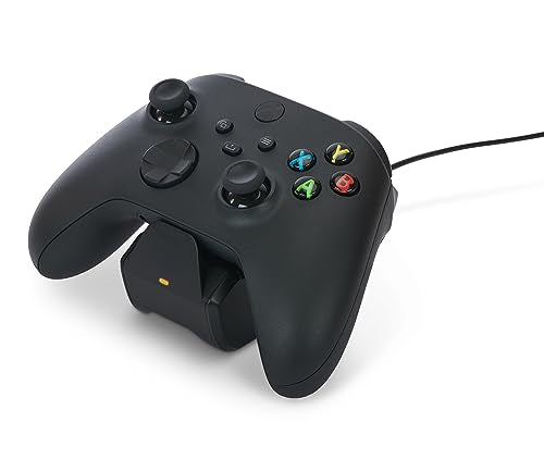 PowerA Solo Charging Stand for Xbox Series X|S - Black, Works with Xbox One, Charging Station for Xbox Wireless Controller, Officially Licensed - style: Solo Charge Black