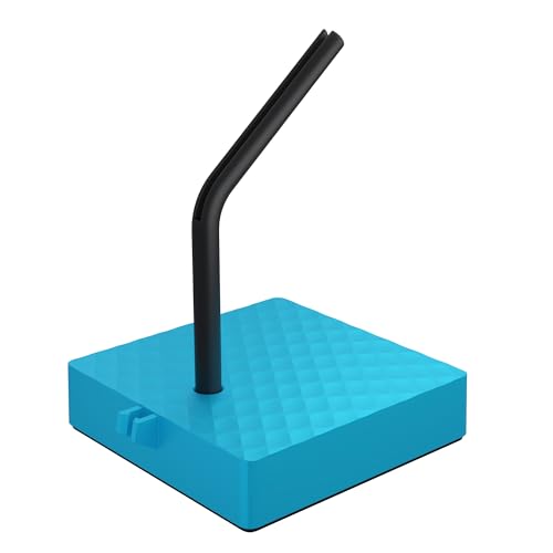 XTRFY B4, Mouse Bungee for Greater Playing Comfort, Flexible Cable Holder for Gaming Mouse, Stable Base, Non-Slip Underside Practical and Compact, Miami Blue