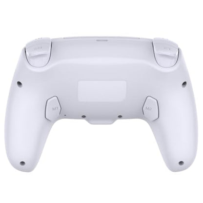 Wireless Anti-Stick Drift Controller for PS5/PC - Features, Turbo, 6-Axis Gyro, Dual Vibration, Macro Back Buttons, Touchpad, Bluetooth 5.0, 3.5mm Audio Jack & Built-in Microphone (WHITE2) - color: WHITE2