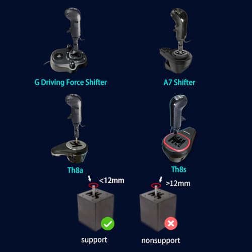 HCXLELD USB Shifter Knob for ATS & ETS2 PC For Logitech G29 G920 G923 Driving Force Shifter Thrustmaster Th8a Th8s Fanatec SQ PXN A7 and other DIY shifter