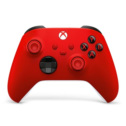 XBOX Wireless Gaming Controller | Pulse Red | Consoles, PCs, TVs, mobile, and more | Textured Grip | Wireless, Bluetooth, USB-C Connectivity - style: Pulse Red