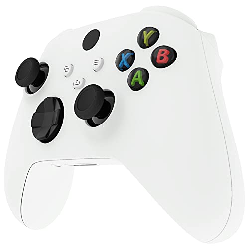eXtremeRate Replacement Thumbsticks for Xbox Series X & S, Joysticks Repair Kit for Xbox Wireless Controller, Custom Analog Stick Buttons for Xbox One S/X/Elite Controller - Black - color: Black