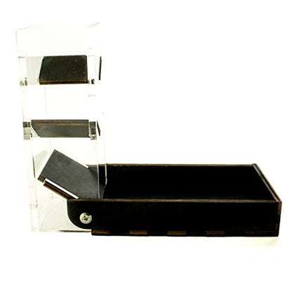 Travel Portable Draw Bridge Dice Tower – Black