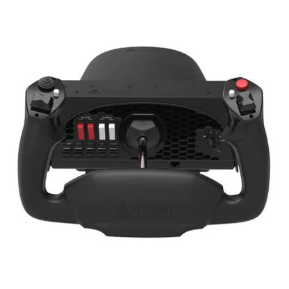 Honeycomb Alpha Flight Controls Yoke and Bravo Throttle Quadrant (2 Items) | Alpha Yoke Plus Switch Panel and Bravo Throttle Bundle, USB-C Cable, Configurable 1-4 Engine Throttle, Pc and Mac - size: Bundle (2 Items)