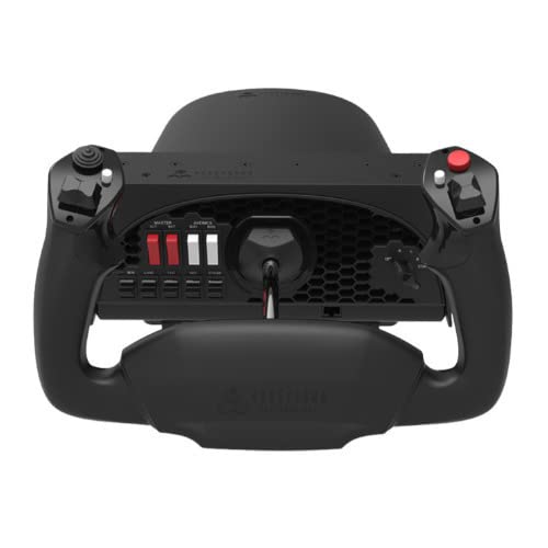 Honeycomb Alpha Yoke Plus Bravo Throttle Quadrant and 4 Port USB (3 Items) | Includes Alpha Flight Yoke, Bravo Throttle Quadrant and Knox Gear 4-Port USB 3.0 Hub, Pc and Mac Compatible - size: Bundle (3 Items)