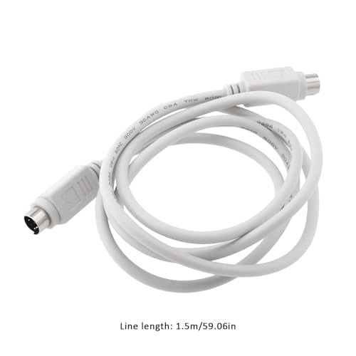 The Lord of the Tools 6Pin Din Joystick Cable 1.5m Compatible with Saitek X52 Pro Integrated PC Flight System