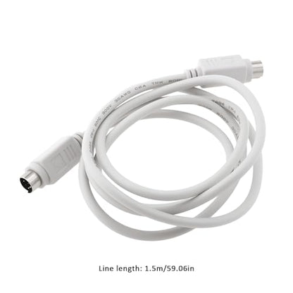 The Lord of the Tools 6Pin Din Joystick Cable 1.5m Compatible with Saitek X52 Pro Integrated PC Flight System