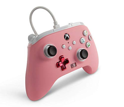 PowerA Enhanced Wired Controller for Xbox Series X|S - Pink, Officially Licensed for Xbox - color: Pink