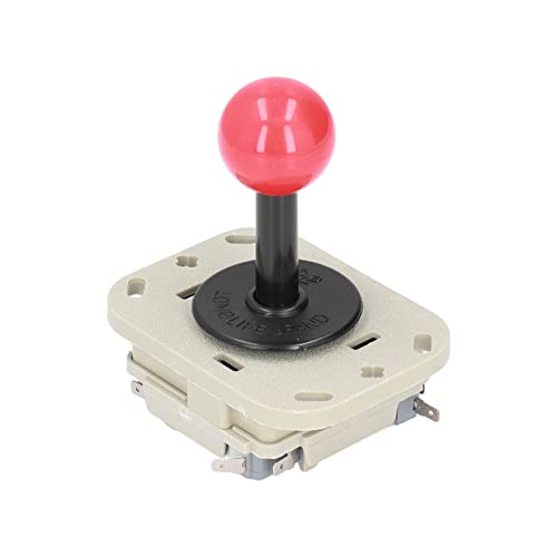 Stick Joystick Kit, Buttons with Mechanical Keyboard Sound, DIY Game Controller for PC and Console Gaming, Includes 8 Large Buttons and 2 Small Buttons
