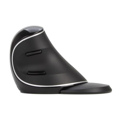 DELUX Wireless Ergonomic Vertical Mouse, Rechargeable Ergo Mouse for Large Hands, Slient Click, Removable Wrist Rest, Up to 4000 DPI, 6 Buttons,2.4G Dual Mode, Compatible with Laptop/PC (M618PD-Black) - color: Bluetooth+2.4G