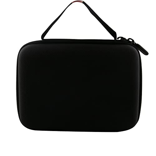 WERJIA Hard Carrying Case Compatible with RG447V/RG DS/XF40H Handheld Game Console, Mesh Pocket fits Cable, SD Card (Black) - color: Black