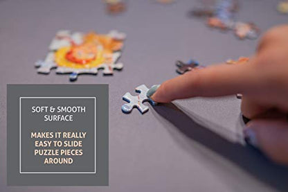Premium Jigsaw Puzzle Roll Mat 54x36 - Neoprene Material, Easy To Slide, Rollup Up To 3,000 Pieces - Board Game Mat