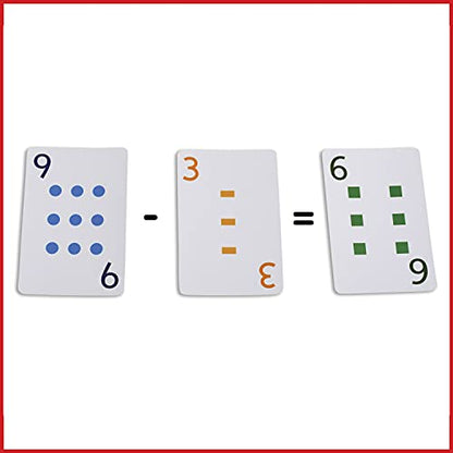 edxeducation School Friendly Playing Cards - In Home Learning Game - Set of 8 Decks - 448 Cards - Multicolored Patterned Cards Numbered 0-13 - Teach Counting and Probability | Multicolored, Patterned, Numbered 0-13, Teach Counting and Probability