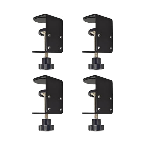 Small C Clamps 2 Inch with 4 Small Holes in the Back, 4-Pack Adjustable Desk C-Clamp for Range 0.39"~2", Versatile Clamp for Brake, Parts Assembly, Fastening, Welding, Woodwork, Metal Work - size: 2 in, style: 4-Pack