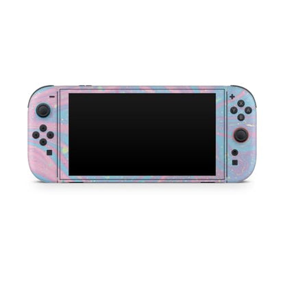Gaming Skin Compatible with Nintendo Switch 2 Console Only - Cotton Candy Swirl - Premium 3M Vinyl Protective Wrap Decal Cover - Easy to Apply | Crafted in The USA by MightySkins - color: Cotton Candy Swirl, size: Switch 2 Console Skin Only, style: Matte