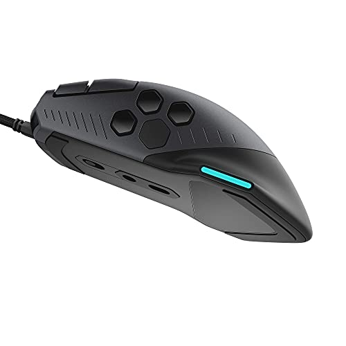 Alienware Gaming Mouse 510M RGB Gaming Mouse AW510M: 16, 000 DPI Optical Sensor - Alienfx RGB - 10 Buttons - Adjustable Scroll Wheel - Large Click Anywhere L/R Buttons