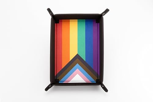FanRoll Pride Dice Tray – Rainbow Flag - color: Rainbow Flag