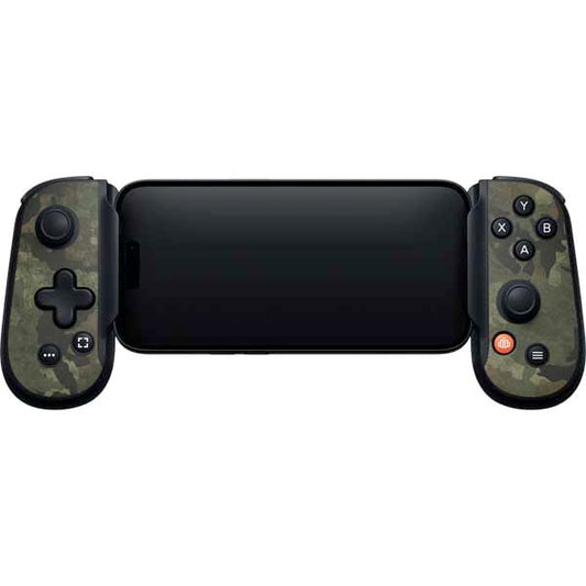Skinit Decal Gaming Skin Compatible with Backbone One for iPhone Game Controller - Hunting Camo Design - color: Green - CAMOXX05