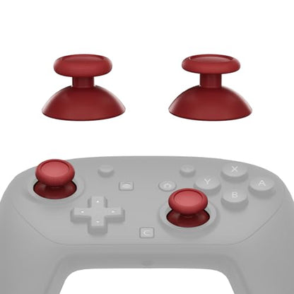 eXtremeRate Replacement 3D Joystick for Nintendo Switch 2 Pro Controller, Left Right Analog Stick Thumbsticks with Screwdriver Tools for Switch 2 Pro Controller, Multi-Colors Options - Carmine Red - color: Carmine Red