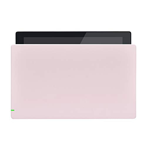 eXtremeRate Cherry Blossoms Pink Custom Faceplate for Nintendo Switch Charging Dock, DIY Replacement Housing Shell for Nintendo Switch Dock - color: Cherry Blossoms Pink
