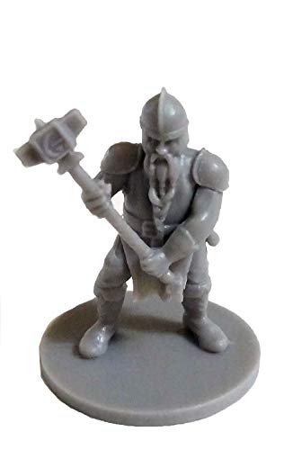 DRUNK'N DRAGON DND Guards Minis 25 Fantasy Miniatures for Tabletop/Dungeons and Dragons Roleplaying Games - Bulk Minis Unpainted- Figures Starter Set