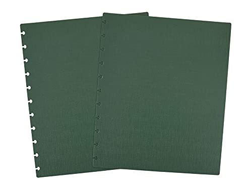 Talia Discbound Notebook - Cover and Disc Set (Arctic Ice, Canyon Clay, Green Olive, Charcoal, Chili Oil, Letter Set) - color: Arctic Ice, Canyon Clay, Green Olive, Charcoal, Chili Oil, size: Letter Set