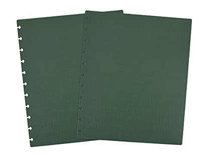 Talia Discbound Notebook - Cover and Disc Set (Arctic Ice, Canyon Clay, Green Olive, Charcoal, Chili Oil, Letter Set) - color: Arctic Ice, Canyon Clay, Green Olive, Charcoal, Chili Oil, size: Letter Set