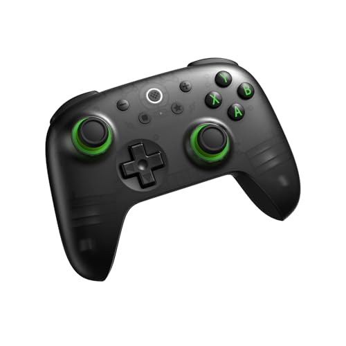 8Bitdo Ultimate 2C Wireless Controller for Windows PC and Android, with 1000 Hz Polling Rate, Hall Effect Joysticks and Triggers, and Remappable L4/R4 Bumpers (Transparent Black) | 1000Hz Polling Rate, Hall Effect Joysticks and Triggers, Remappable L4/R4