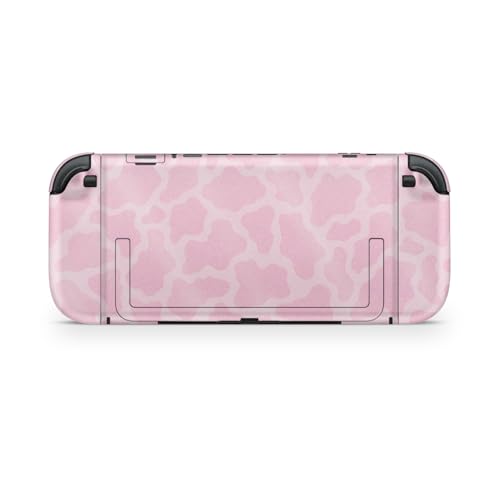 Glossy Glitter Gaming Skin Compatible with Nintendo Switch 2 Console Only - Pink Giraffe - Premium 3M Vinyl Protective Wrap Decal Cover - Easy to Apply | Crafted in The USA by MightySkins - color: Pink Giraffe, size: Switch 2 Console Skin Only, style: Glo