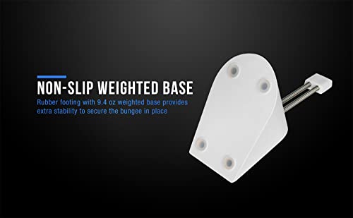 SubZERO Gaming Mouse Bungee, Mouse Cord Holder and Cable Management Device (White)