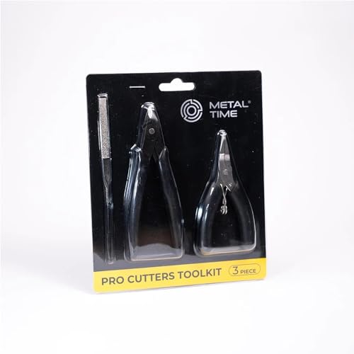 PRO Cutters Toolkit, Metal DIY Model Bending Tool Set, 3D Metal Puzzle Assembly Tools Include 3 Piece Tool Kit, Great Assistant for 3D Metal Jigsaw Puzzles Assembly by Metal-Time.