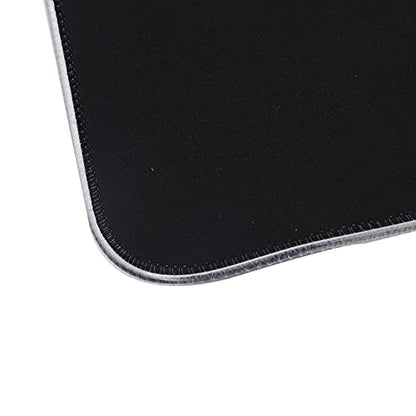 RGB LED Mouse Pad, USB Interface Gaming Mouse Mat, Thicken Rubber Non - Slip with 7 - Color Breathing Light and Monochromatic Mode, Large Size 31.5x11.8in for Computer Lapt