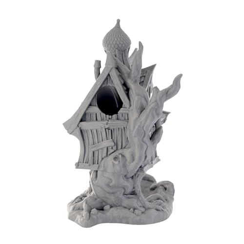 Baba Yaga Dice Tower - Fantasy Gaming Accessory for Board Games, D&D & Tabletop RPGs (Paintable)