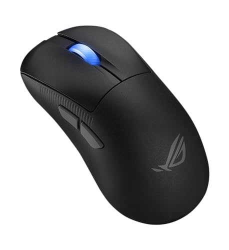 ASUS ROG Keris II Ace Wireless Gaming Mouse – Right-Handed Ergonomic, 54g, Tri-Mode Connectivity, 42K DPI, up to 107Hr Battery, PC/Mac Support - Black - color: Black, style: Keris II Ace