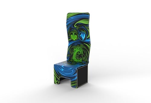 Vault- TCG/MTG 100+ Card Color Combo Deck Box (Green/Blue) - color: Green/Blue