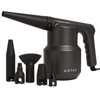 AirTec Ultra Electric Air Duster Blower for PC, Laptop, Console, Electronics and Home Cleaning, Environmental Alternative to Spray air can Duster Keyboard Cleaner (Type 6)
