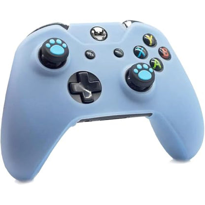 OSTENT Soft Protector Silicone Skin Case Cover Pouch for Microsoft Xbox One Controller Color Light Blue - color: Light Blue